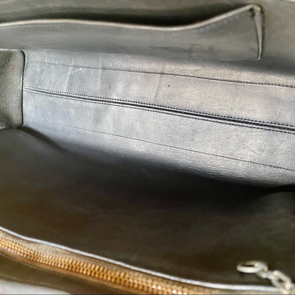 Vintage Coach 👜 70’s NYC Standard Tote Dk Blue - Picture 5 of 7